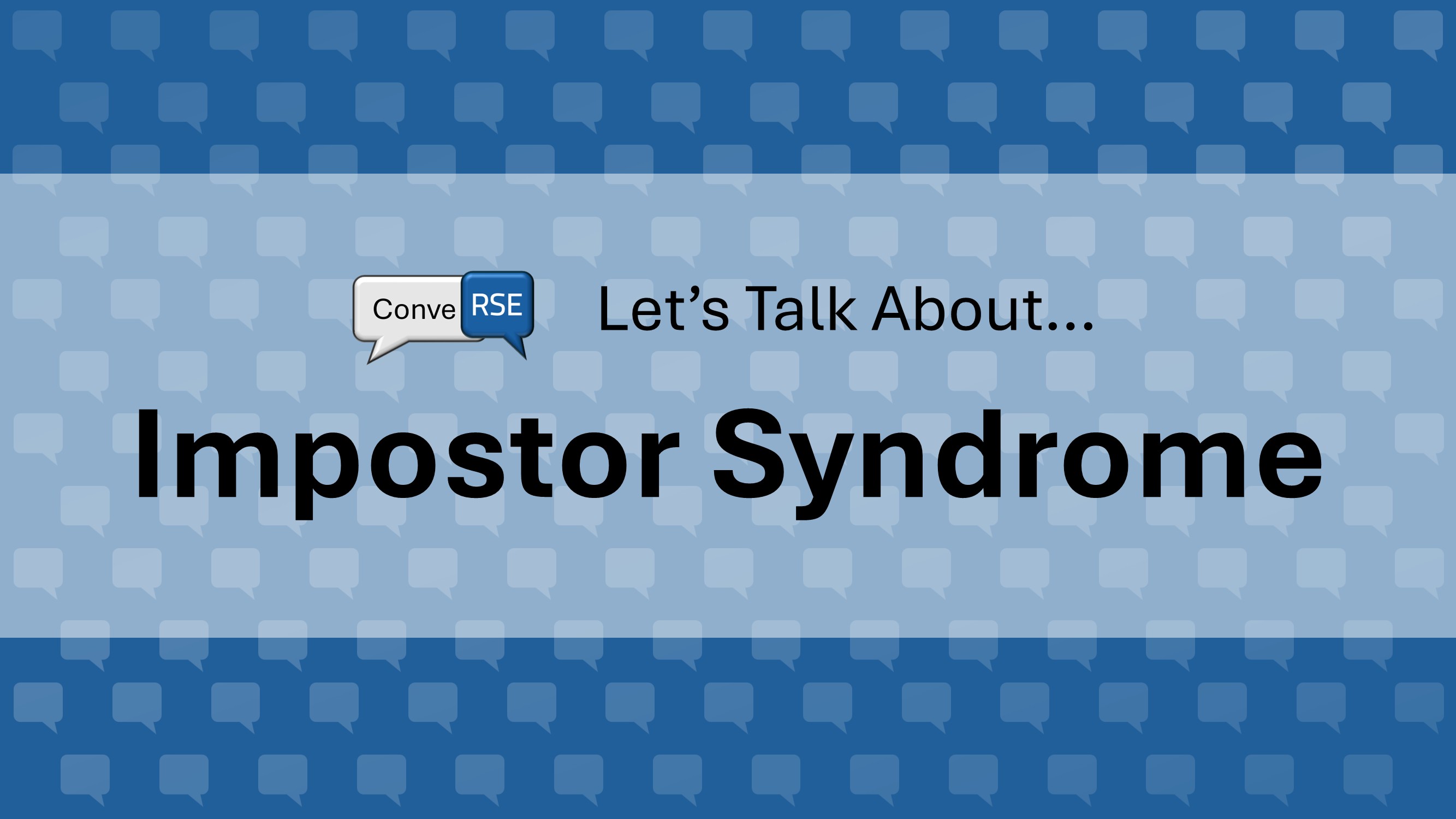 Let's talk about Impostor Syndrome