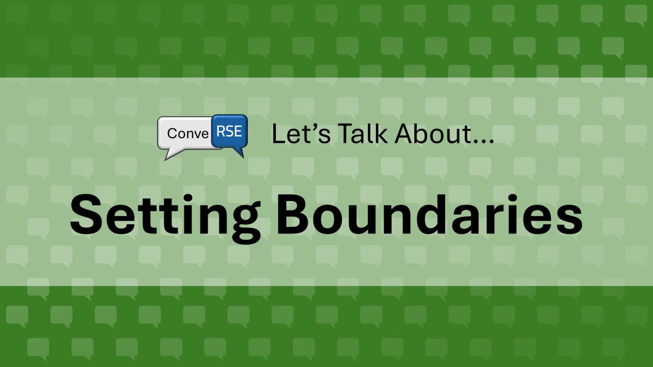 Let's talk about Setting Boundaries